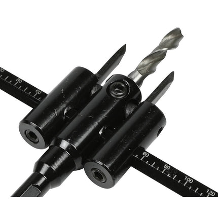 Cirkelsnijder 30-120 mm voor hout, gips, plastic; max diepte 30 mm