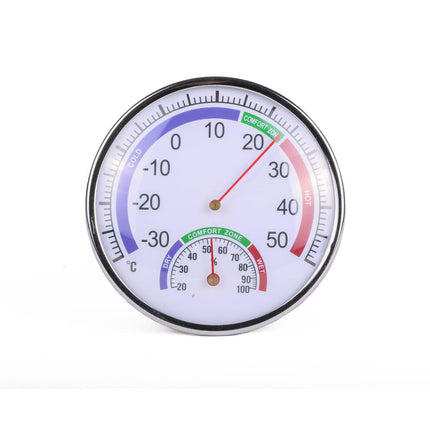 Thermo-Hygrometer: -30°C tot 50°C, 20-100% RH, voor binnenklimaat.