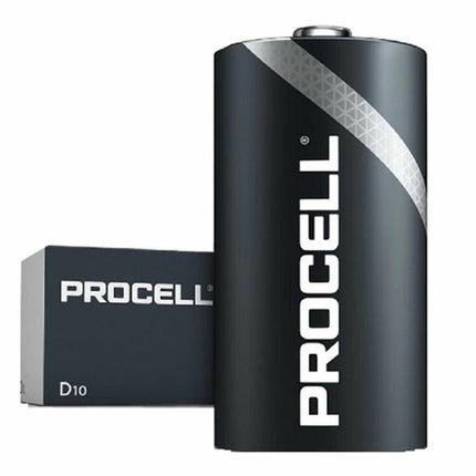 Duracell Procell D Alkaline Batterijen 10 Stuks voor Pro Apparaten