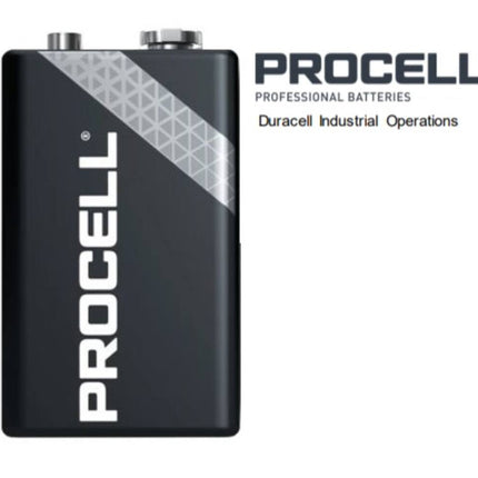 Duracell Procell 9V Alkaline Batterijen - 10 stuks, voor pro-apparaten