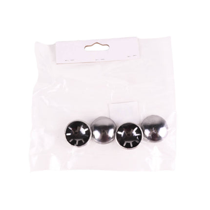Borgdopset ø20 mm, 4-delig, voor stevige wiel- en bandbevestiging.