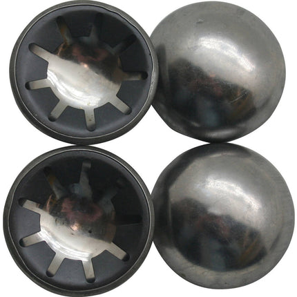 Borgdopset ø20 mm, 4-delig, voor stevige wiel- en bandbevestiging.