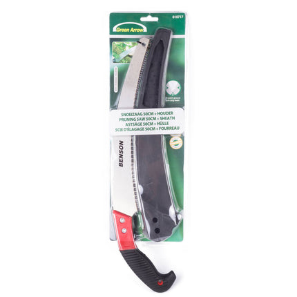 Snoeizaag 50 cm, 330 mm blad, 3-5 tanden/30 mm, incl. houder, ophangoog