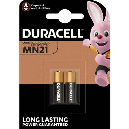 Duracell MN21 A23 12V Batterijen - 2 Stuks voor Afstandsbedieningen