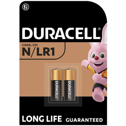 Duracell MN9100 LR1 1.5V Batterijen - Set van 2 voor Zaklampen
