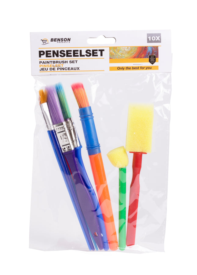 Penseelset 9 dlg