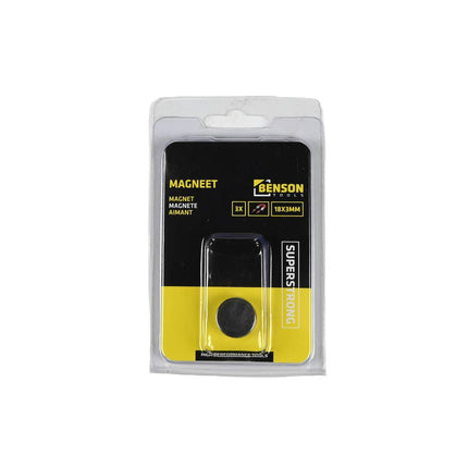 3x Supersterke Magneten 18x3mm voor Whiteboards & Koelkasten