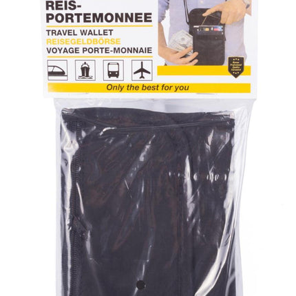 Reisportemonnee nek – Formaat portemonnee 17,5 x 14 cm, 14 cm, Lichtgewicht