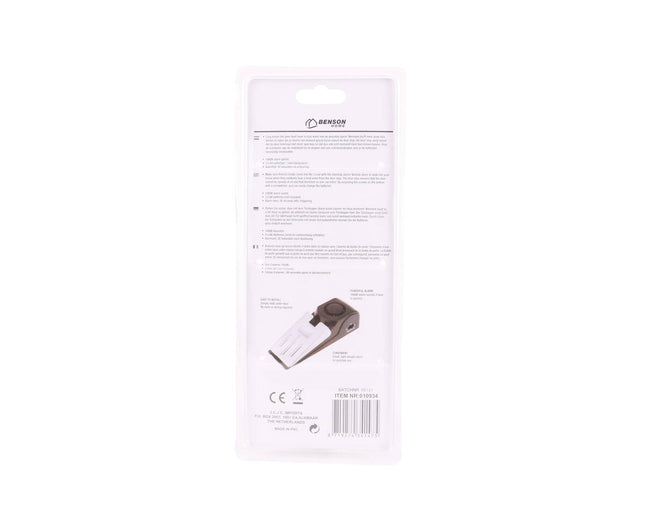Deurstopper Wig 100 dB Alarm - Veiligheid voor Thuis en Reizen