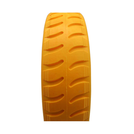 Kruiwagenwiel ø380 mm PU, 4.00-8", anti-lek, ideaal voor tuinwerk