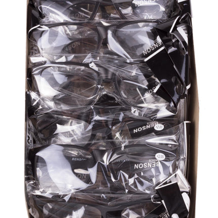 Leesbril cannes zwart +3.50 – Glasmaat hoogte 42 mm, breedte 54 mm, 143 mm, 42 mm