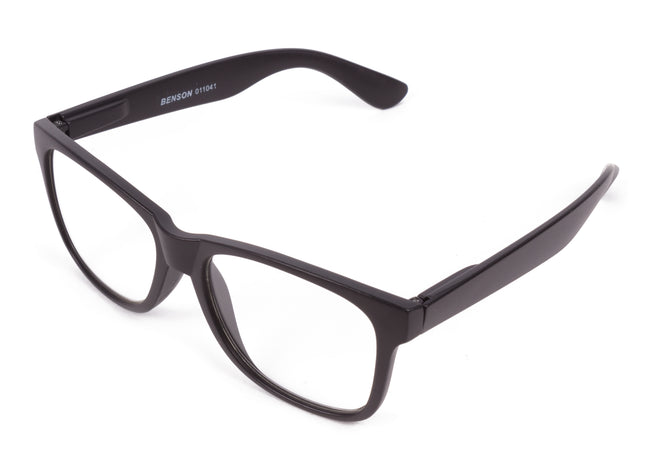 Leesbril cannes zwart +4.00 – Glasmaat hoogte 42 mm, breedte 54 mm, 143 mm, 42 mm