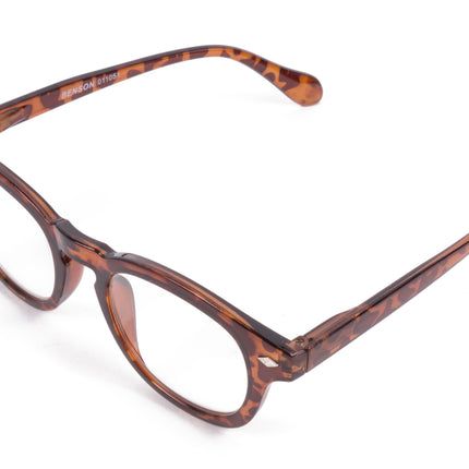 Leesbril vancouver demi brown +1.00 – Glasmaat hoogte 38 mm, breedte 46 mm, 141 mm