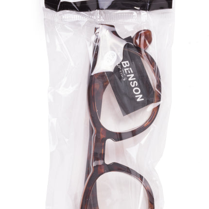 Leesbril vancouver demi brown +1.50 – Glasmaat hoogte 38 mm, breedte 46 mm, 141 mm