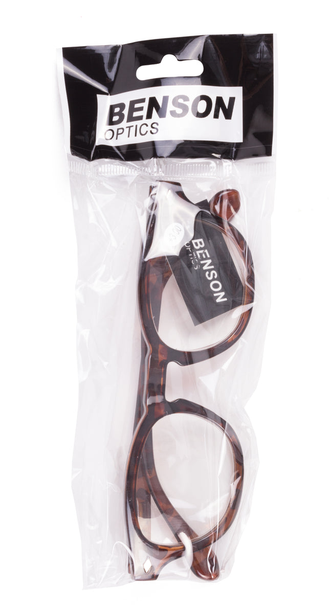 Leesbril vancouver demi brown +2.00 – Glasmaat hoogte 38 mm, breedte 46 mm, 141 mm
