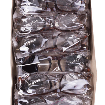 Leesbril vancouver demi brown +3.00 – Glasmaat hoogte 38 mm, breedte 46 mm, 141 mm