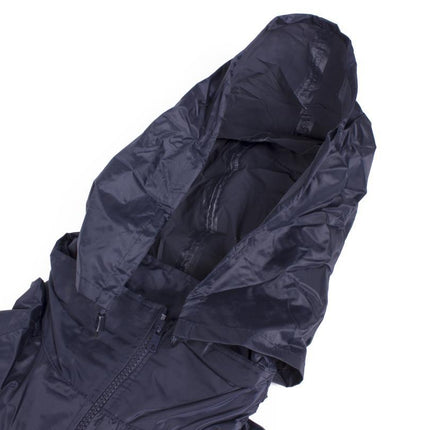 Regenpak blauw maat M – Materiaal polyester