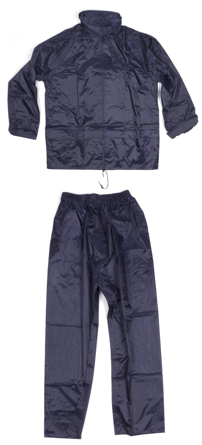 Regenpak blauw maat XXL – Materiaal polyester