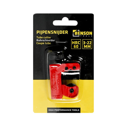 Pijpensnijder Mini 3-22 mm voor koper en kunststof snijden