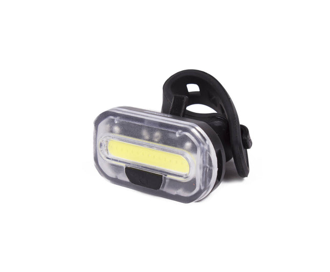 Fietslamp COB Wit - 15 LED, 3 Modi, Silicone Strap, Incl. Batterijen