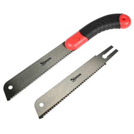Japanse Trekzaag 170mm, 2 Bladen, Ideaal voor Hout en Plastic