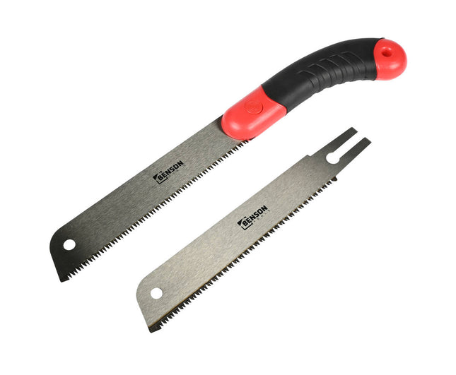 Japanse Trekzaag 170mm, 2 Bladen, Ideaal voor Hout en Plastic