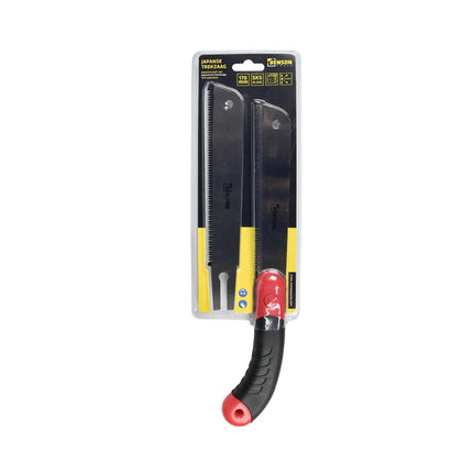 Japanse Trekzaag 170mm, 2 Bladen, Ideaal voor Hout en Plastic