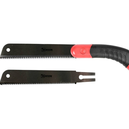 Japanse Trekzaag 170mm, 2 Bladen, Ideaal voor Hout en Plastic