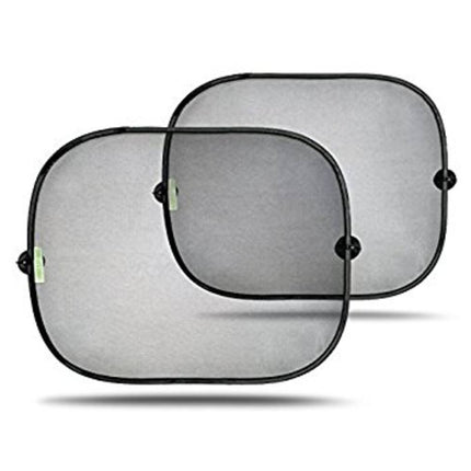 Auto Zonnescherm Zijraam Set - UV-bescherming, 44x38 cm, 2 stuks
