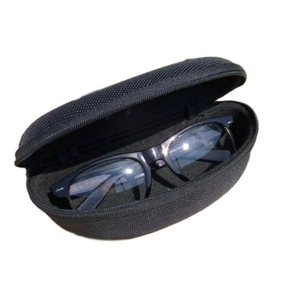 Brillenkoker met ritssluiting – Kleur Zwart, Afmetingen 17 x 10 x 6 cm, 6 cm, 15,5 cm