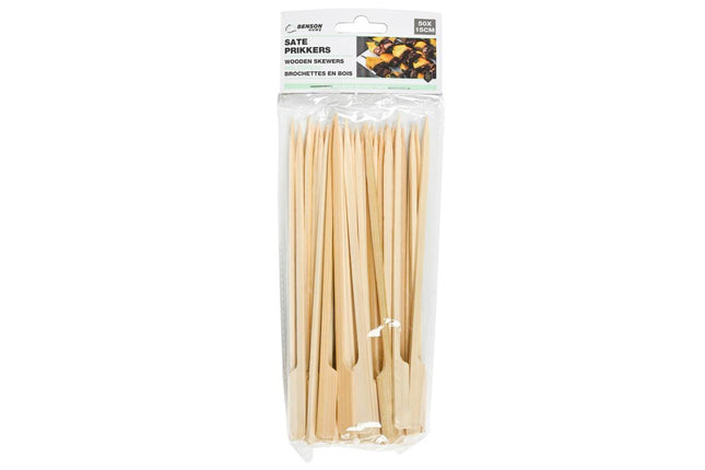 Sate prikkers 50 dlg 15 cm deluxe tapas – Lengte 15 cm, Aantal 50 stuks