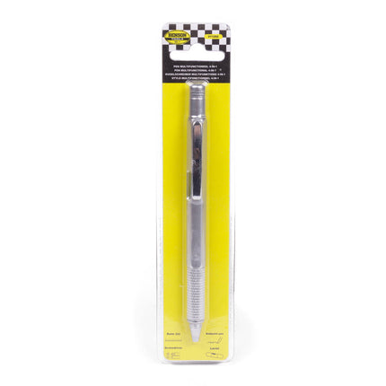 Multifunctionele 4-in-1 Pen: Balpen, Potlood, Markeerstift, Stylus