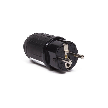 Stekker Rubber IP44, Spatwaterdicht, Ideaal voor Buitenwerkzaamheden