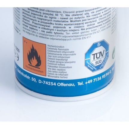 CFH Gasbus universeel 330 gr / 600 ml 70% bu 30% pro – Model AT2000