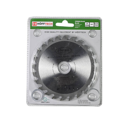 Cirkelzaagblad 115mm, 24 Tands, Voor Hout en Multiplex Zagen