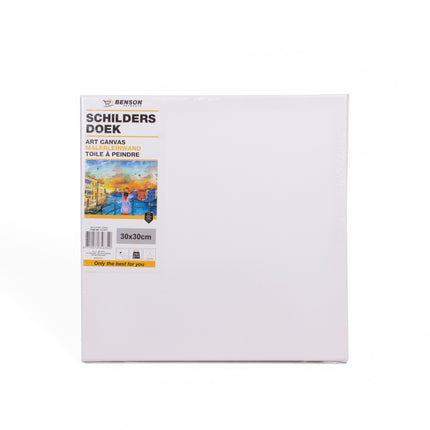 Schilders doek 30 x 30 cm – Geschikt voor olie, acryl verf en airbrush, 280g