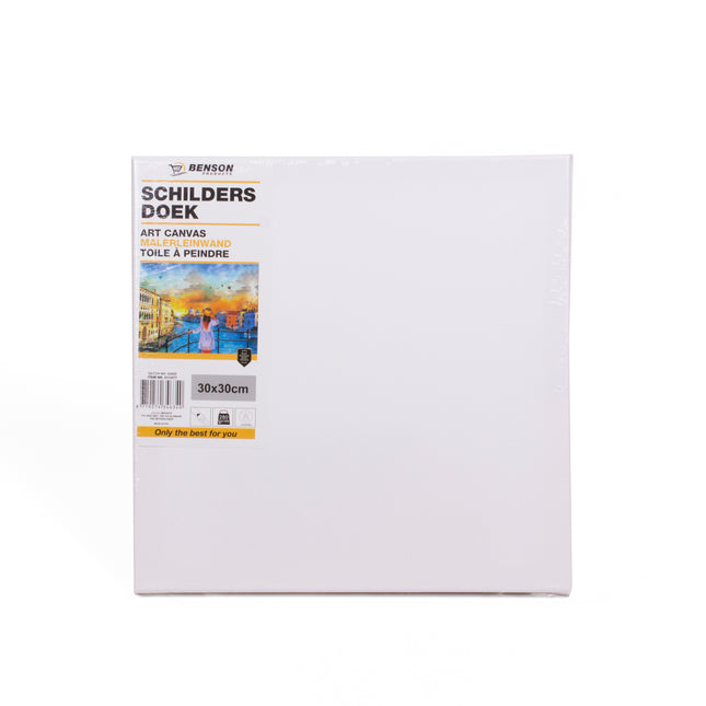 Schilders doek 30 x 30 cm – Geschikt voor olie, acryl verf en airbrush, 280g