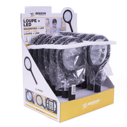 Loupe 6x LED - 85mm Vergrootglas voor Lezen en Modelbouw