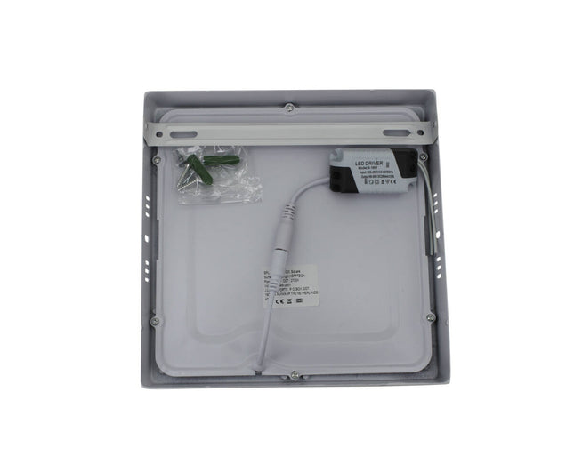 LED Plafonnière 18W, 205x205mm, Warm Wit 2700K, 1350lm, IP20