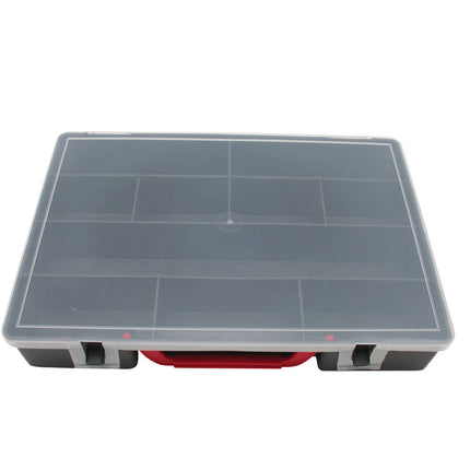 Assortimentskoffer 10 vakken 30x22x6cm, ideaal voor kleine onderdelen