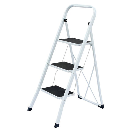 Huishoudtrap 3 Treden: Anti-slip, 150kg, Makkelijk Opbergen