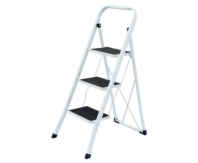 Huishoudtrap 3 Treden: Anti-slip, 150kg, Makkelijk Opbergen