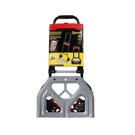 Opvouwbare Steekwagen 70 kg met Uitschuifbaar Handvat, 385x280 mm Voetplateau