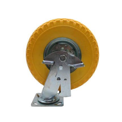 Zwenkwiel 10" PU Band met Rem 3.00-4" voor Apparatuurmobiliteit