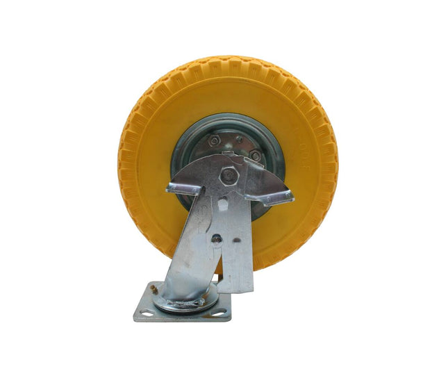 Zwenkwiel 10" PU Band met Rem 3.00-4" voor Apparatuurmobiliteit