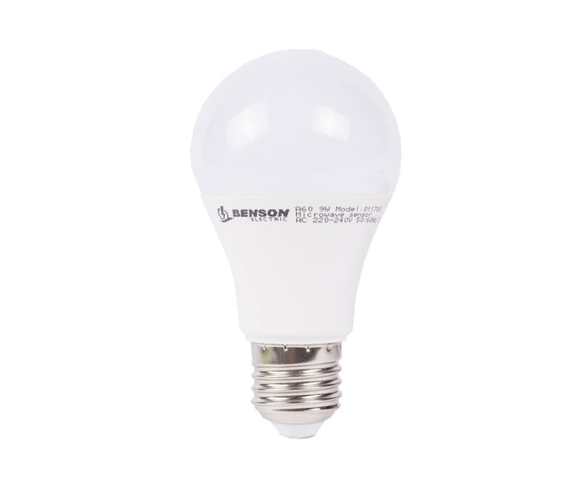 LED Lamp E27 9W met Bewegingssensor, 806Lm, 3000K, 30s Timer