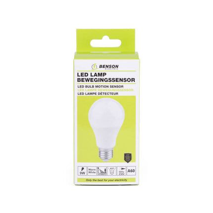 LED Lamp E27 9W Dimbaar, Warm Wit 3000K, Ideaal voor Woonruimtes