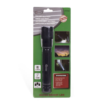 Zaklamp 500 lm, Aluminium, Waterbestendig, Voor Outdoor Avonturen