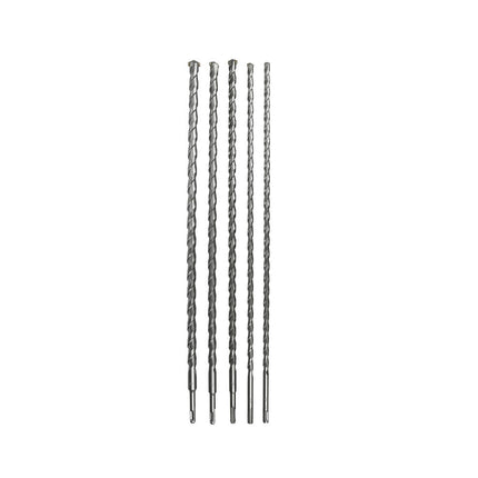 Boorzet 5 dlg SDS 600 mm, Harde Punten, Voor Beton & Steen Boringen