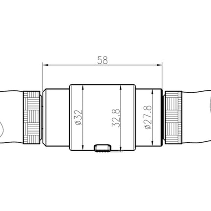 Kettingslot 504 - 1200mm Staal, Cilinderslot, Voor Fietsbescherming